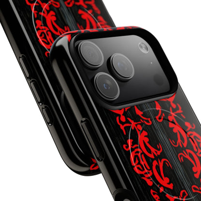 Crimson Spiral iPhone 17 Pro Case - Tough+ - CASE•BOB
