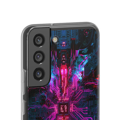 Neural Circuit Core · Lite Phone Case for Samsung · Black