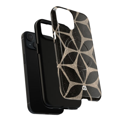 Concrete Mosaic Star · Tough 2.0 Magnetic Phone Case for iPhone · Black