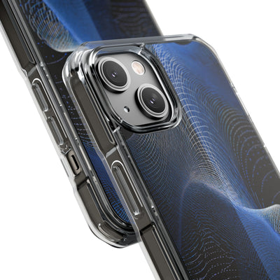 Blue Impact MagSafe Phone Case for iPhone - Electric Blue Flux