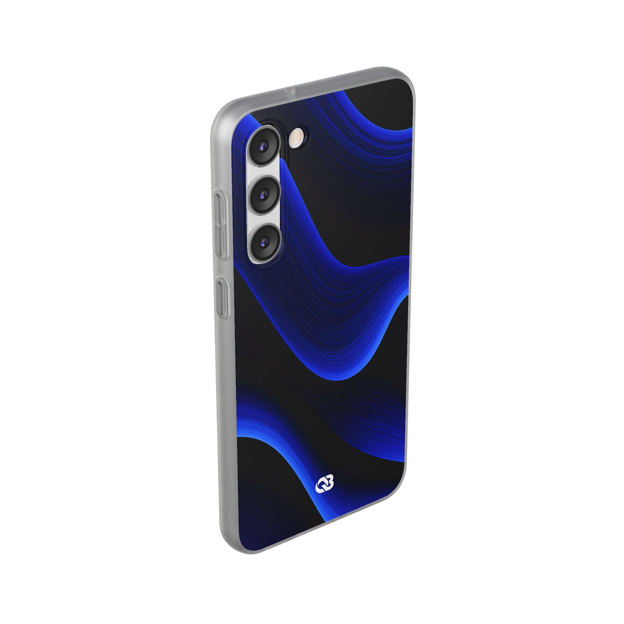 Blue Lite Phone Case for Samsung - Electric Cobalt Flow