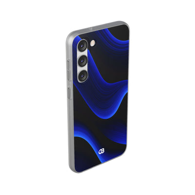 Blue Lite Phone Case for Samsung - Electric Cobalt Flow