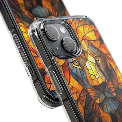 Amber Glass Lion · Impact Phone Case for iPhone · Magsafe