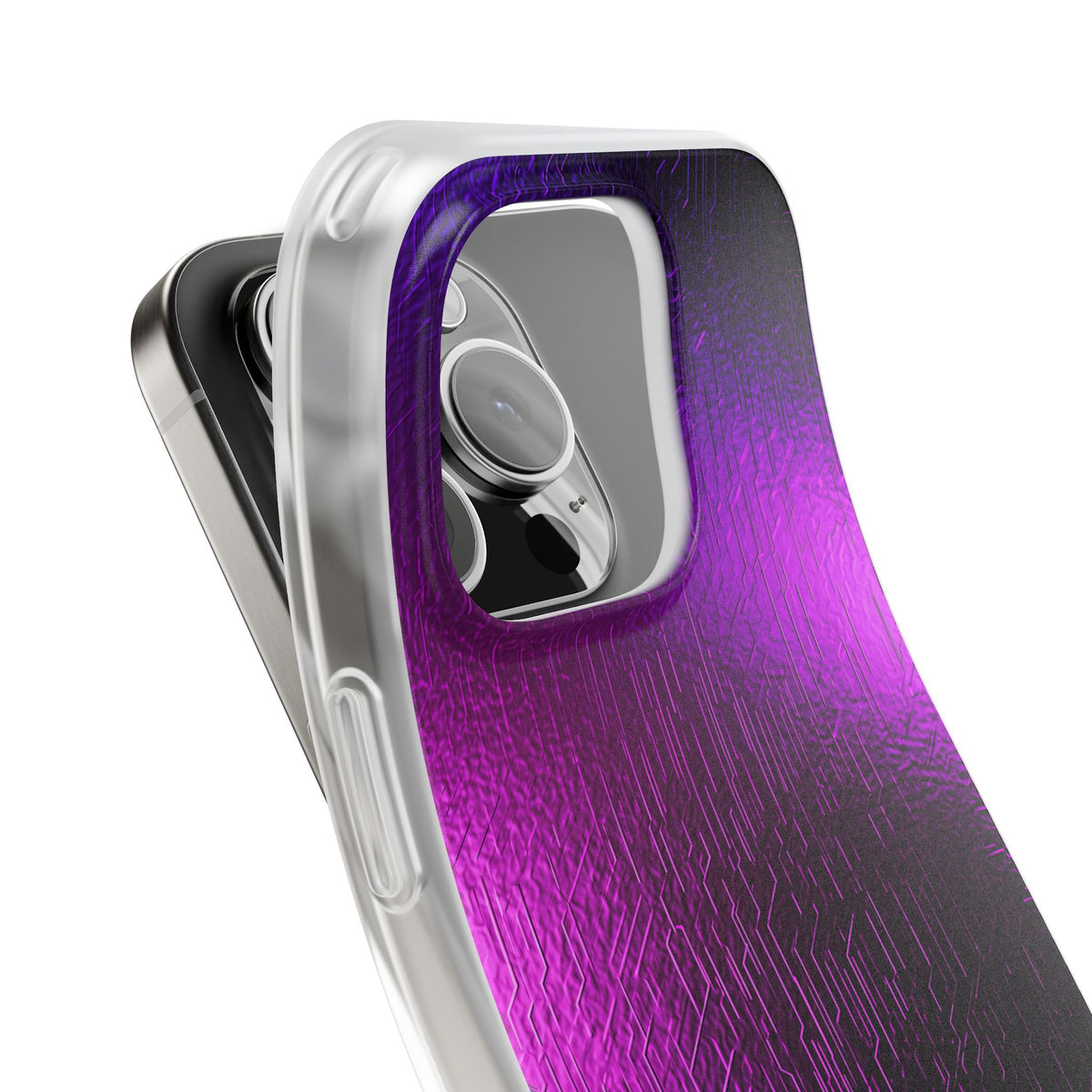 Violet Cyber Circuit · Lite Phone Case for iPhone ·  Purple