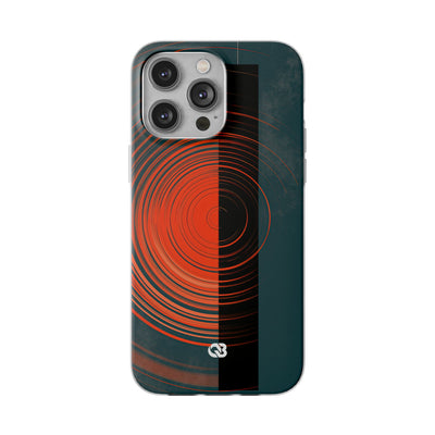 Teal Lite Phone Case for iPhone - Burnt Slate Radial