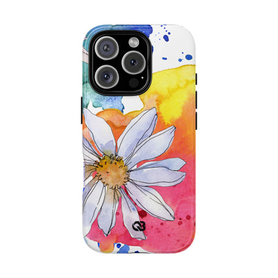 Vivid Bloom Splatter · Tough Handyhülle für iPhone