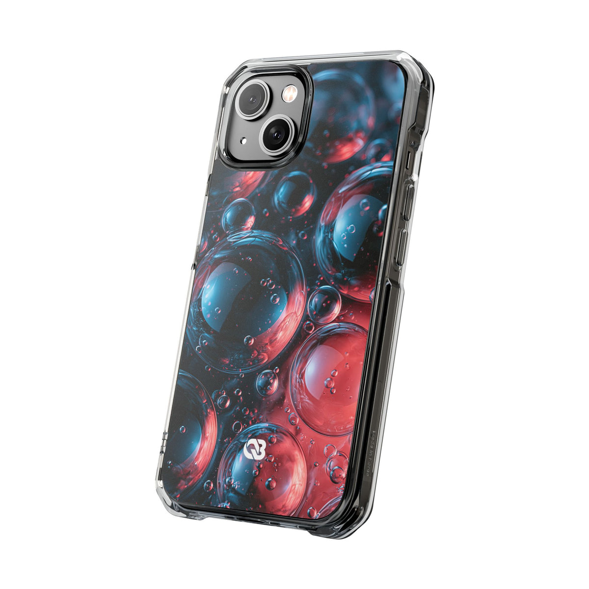 Aqua Gel Spheres · Clear Impact Magnetic Phone Case for iPhone · Blue