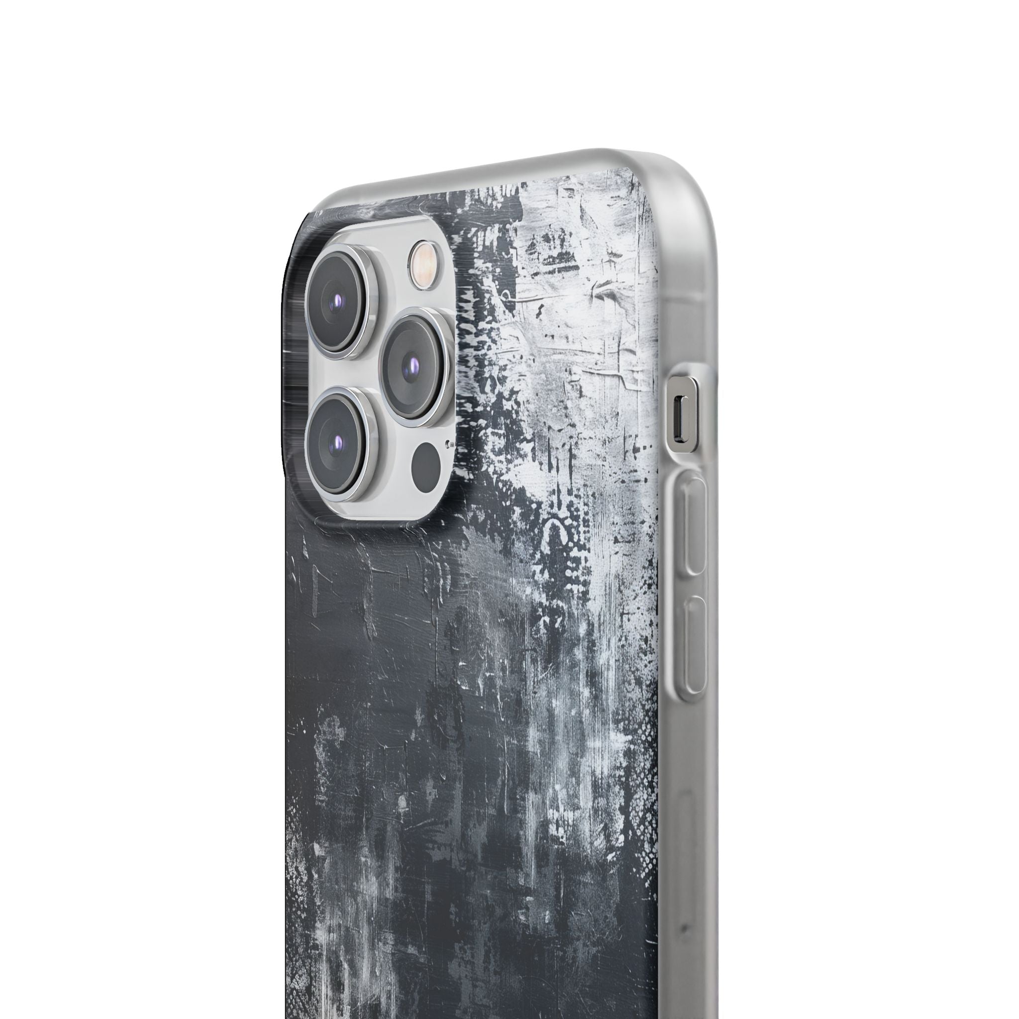 Textured Blackscape iPhone 14 Pro Max Case - Soft