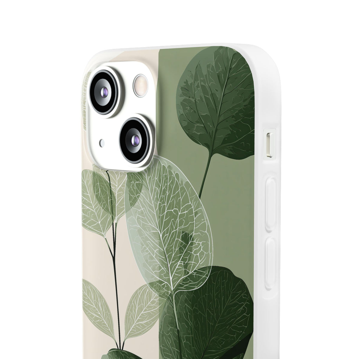 Layered Eucalyptus Study · Lite Phone Case for iPhone ·  Green