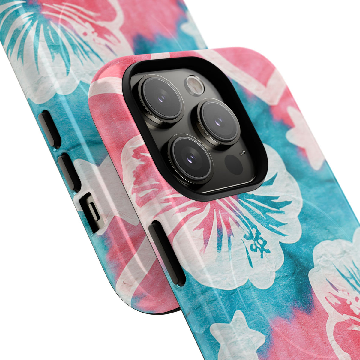 Tropical Hibiscus Bloom · Tough 2.0 Magnetic Phone Case for iPhone · Teal