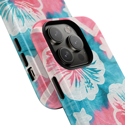Tropical Hibiscus Bloom · Tough 2.0 Magnetic Phone Case for iPhone · Teal