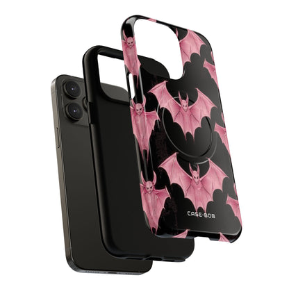 Pink Batwave iPhone 14 Pro Max Case - Tough+