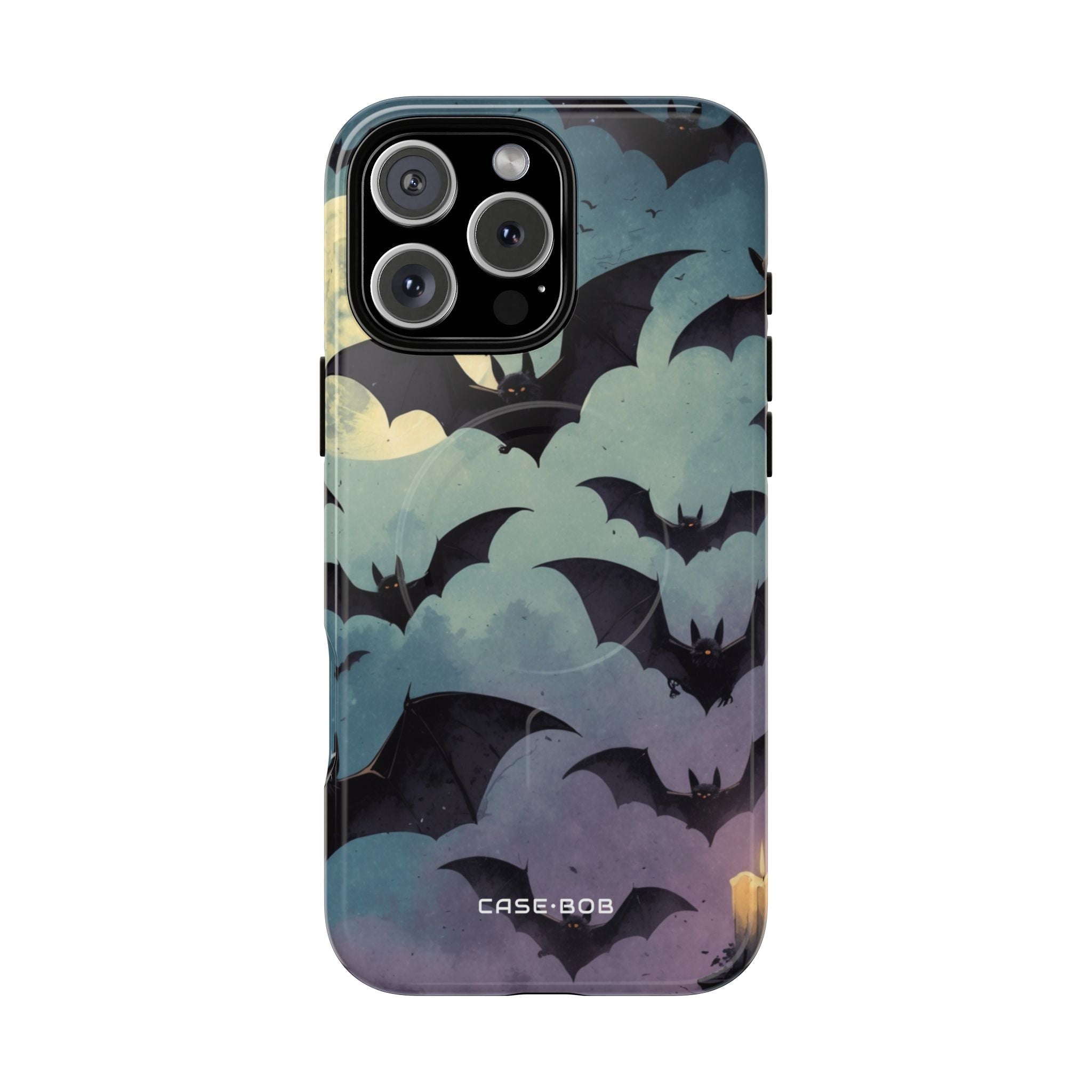 Leuchtender Fledermaus-Schwarm iPhone 16 Pro Max Case - Tough+