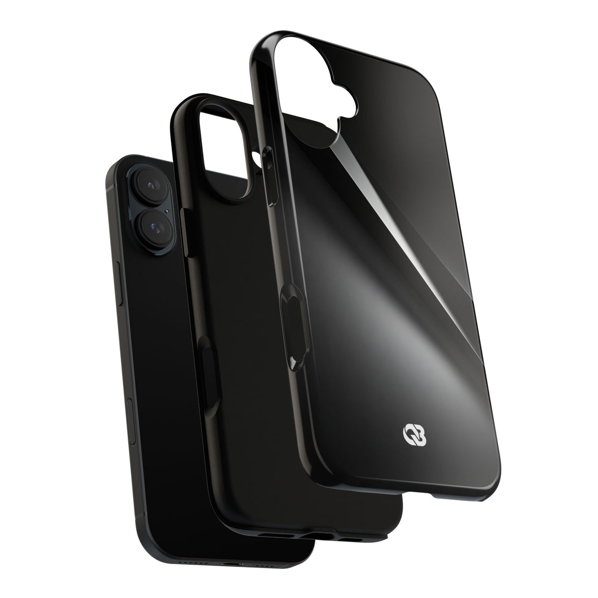 Obsidian Ridge · Tough Phone Case for iPhone · Black