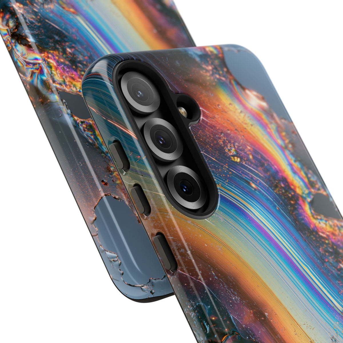 Prismatic Aura Flow · Tough Phone Case for Samsung · Blue