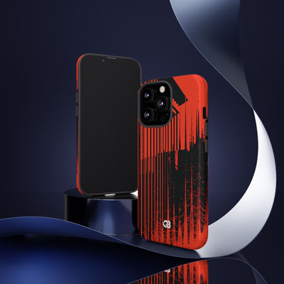 Orbital Redshift · Tough Phone Case for iPhone · Red