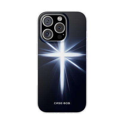 Glowing Crossburst iPhone 16 Pro Case - Soft