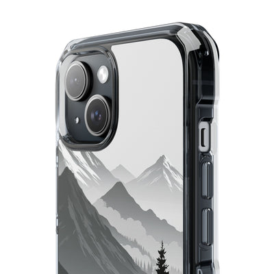 Grey Impact MagSafe Phone Case for iPhone - Granite Ridge Mist