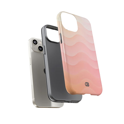 Blush Horizon Waves · Tough Phone Case for iPhone · Pink
