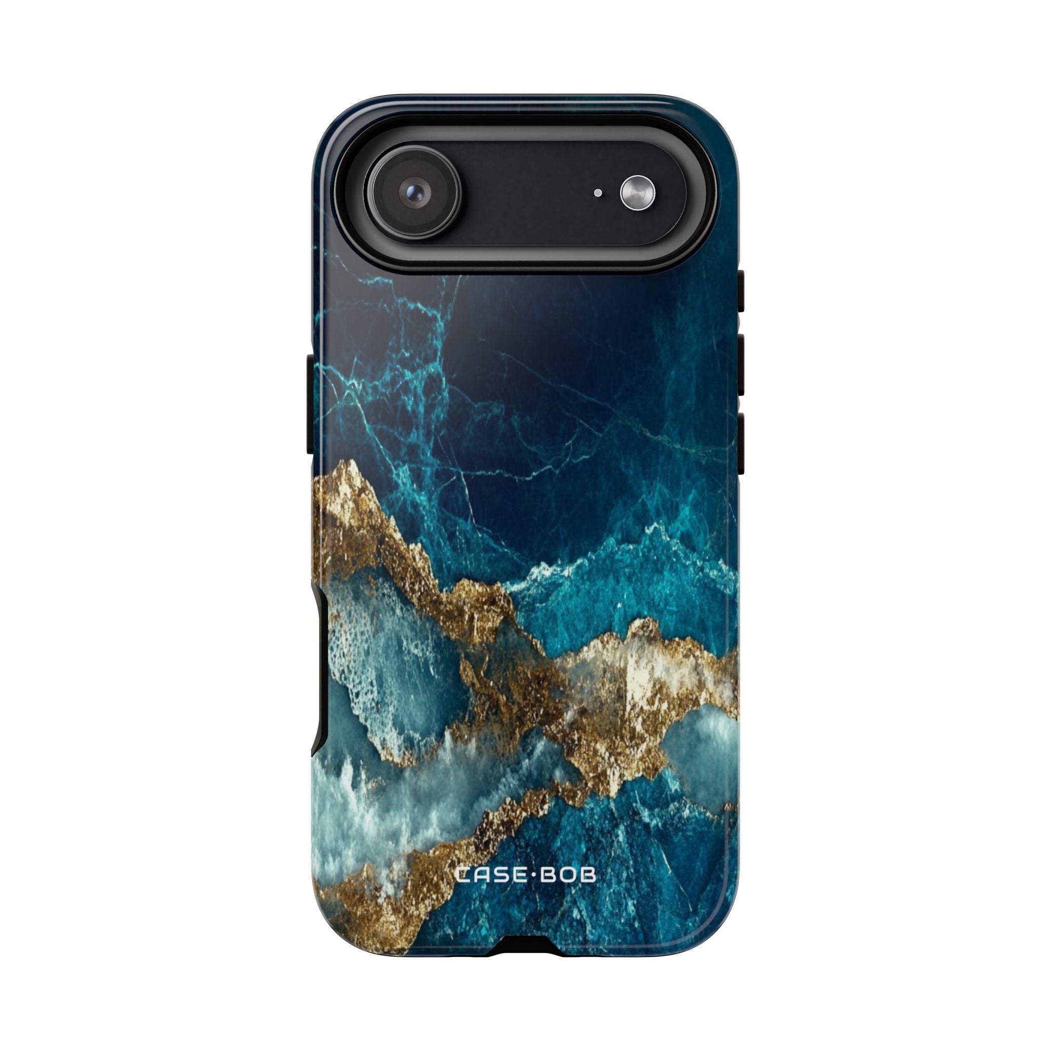 Jagged Gold Split iPhone 17 Air Case - Tough - CASE•BOB