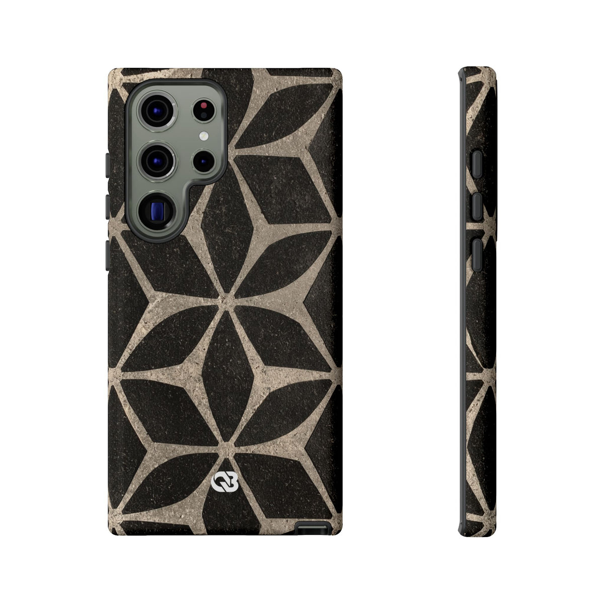Concrete Mosaic Star · Tough Phone Case for Samsung · Black