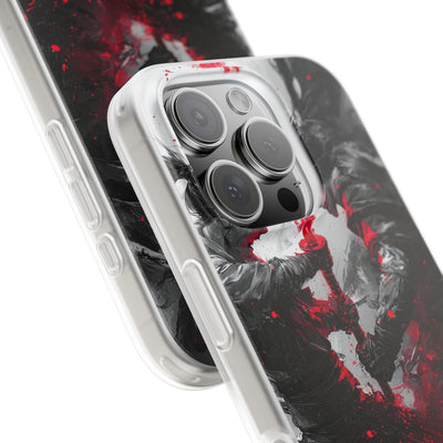 Σπασμένο Κόκκινο Διπλό · Soft Θήκη για iPhone