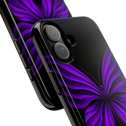 Violet Butterfly iPhone 16 Plus Case - Tough