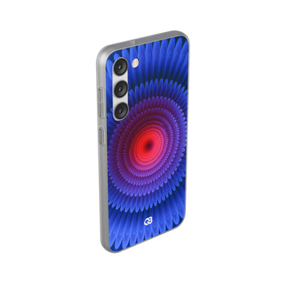 Radial Spectrum Bloom · Lite Phone Case for Samsung · Blue