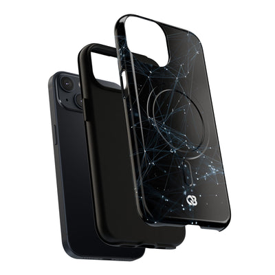 Black Tough 2.0 Magsafe Phone Case for iPhone - Arctic Neural Mesh