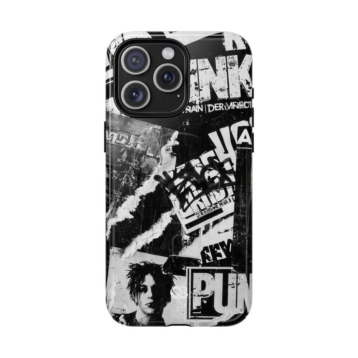 Underground Punk Collage · Tough 2.0 Magnetic Phone Case for iPhone · Black
