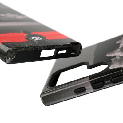 Crimson Horizon · Tough Phone Case for Samsung · Black