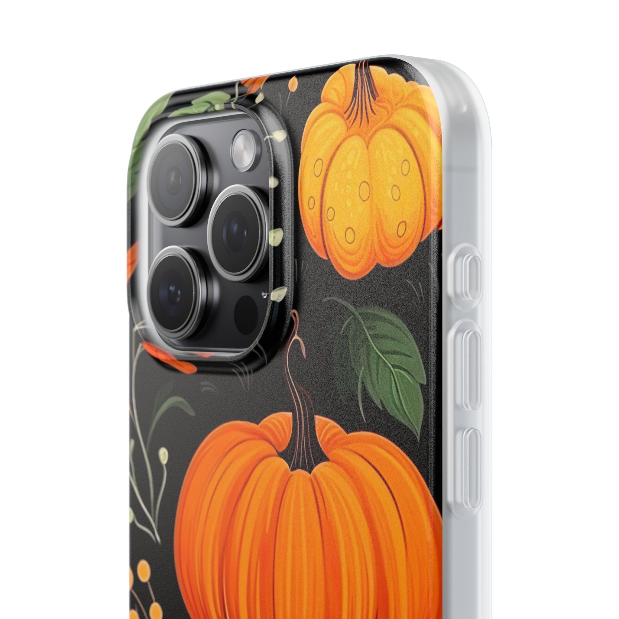 Pumpkin Glow iPhone 15 Pro Max Case - Soft