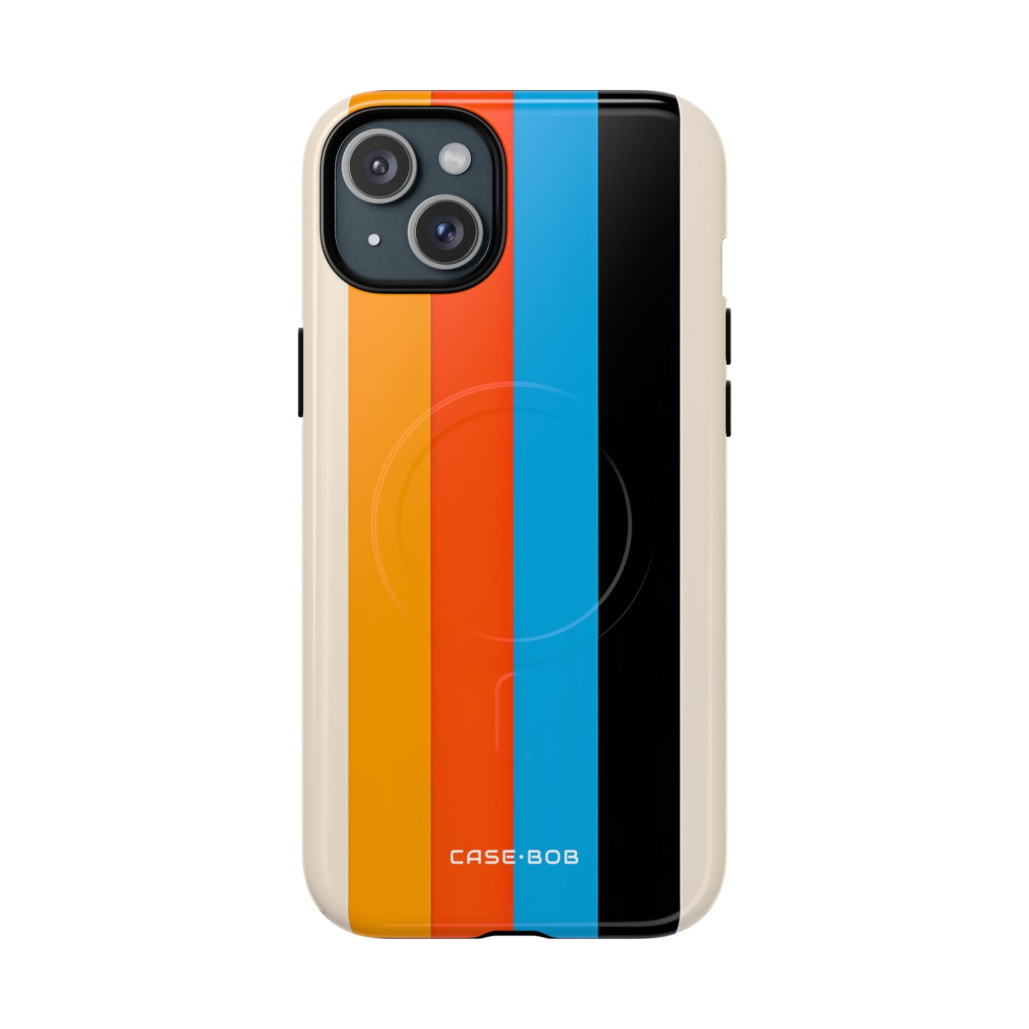 Levendige Strepen Harmonie iPhone 15 Plus Hoesje - Tough+