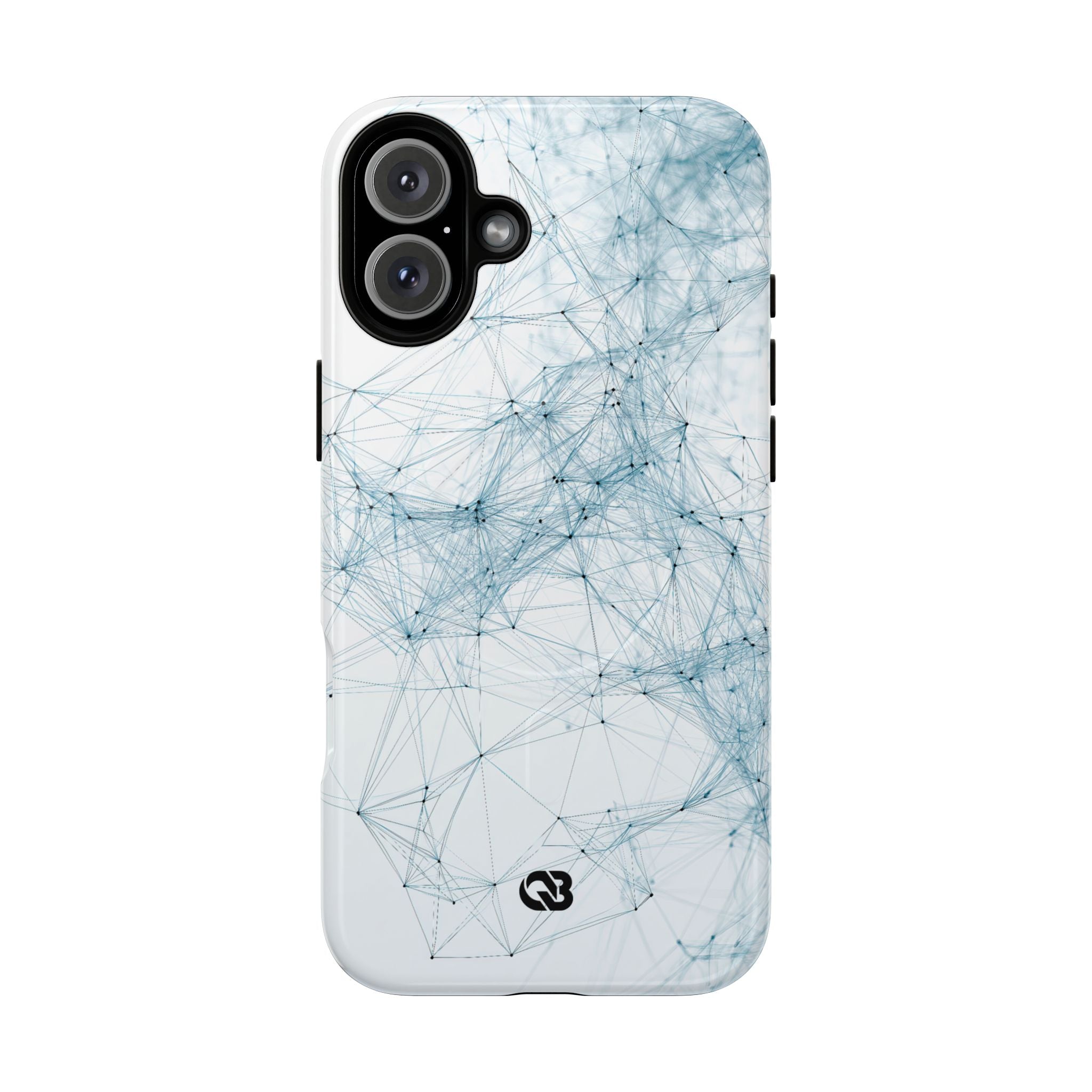 Blue Tough 2.0 Magsafe Phone Case for iPhone - Glacial Neural Web