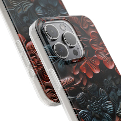 Carved Earth Bloom · Soft Phone Case for iPhone