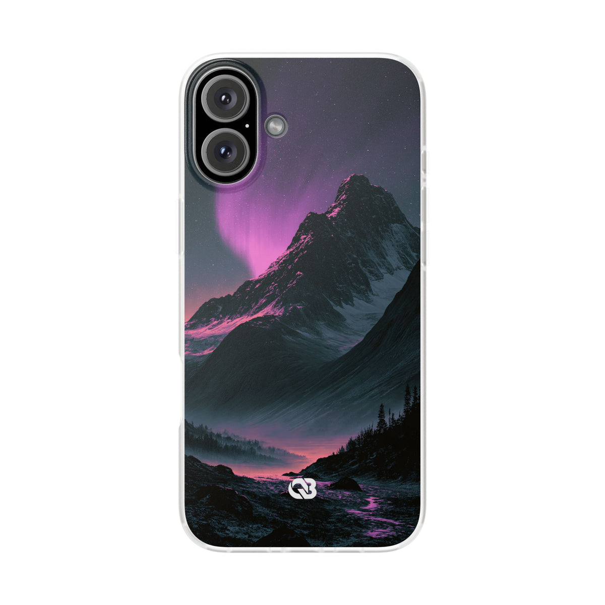 Arctic Aurora Summit · Lite Phone Case for iPhone ·  Black