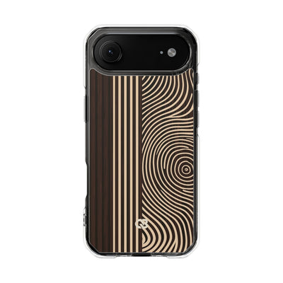 Brown Impact MagSafe Phone Case for iPhone - Espresso Sand Ridge
