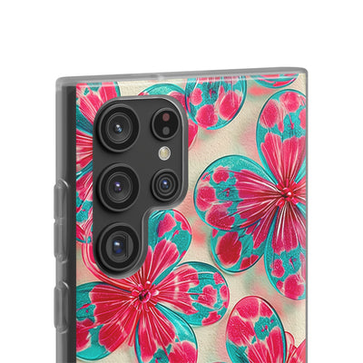 Lucite Jelly Bloom · Lite Phone Case for Samsung · Pink