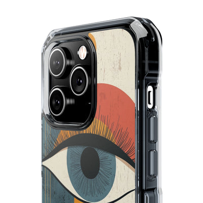 Distressed Azure Ocular · Impact Phone Case for iPhone · Magsafe