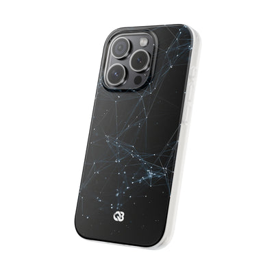 Black Lite Phone Case for iPhone - Arctic Neural Mesh