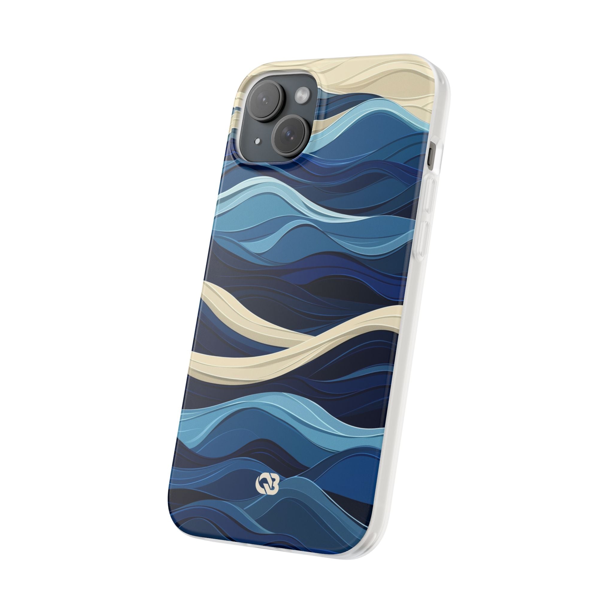 Kobalttimeri Kerrokset · Soft Puhelinkuori iPhonelle
