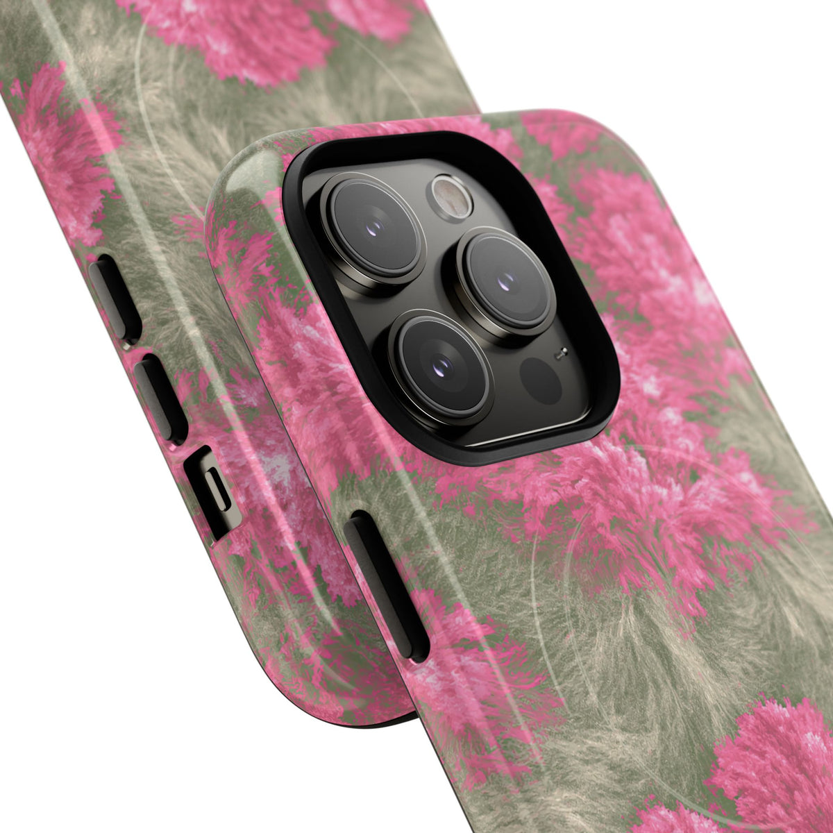 Digital Blossom · Tough 2.0 Magnetic Phone Case for iPhone · Pink