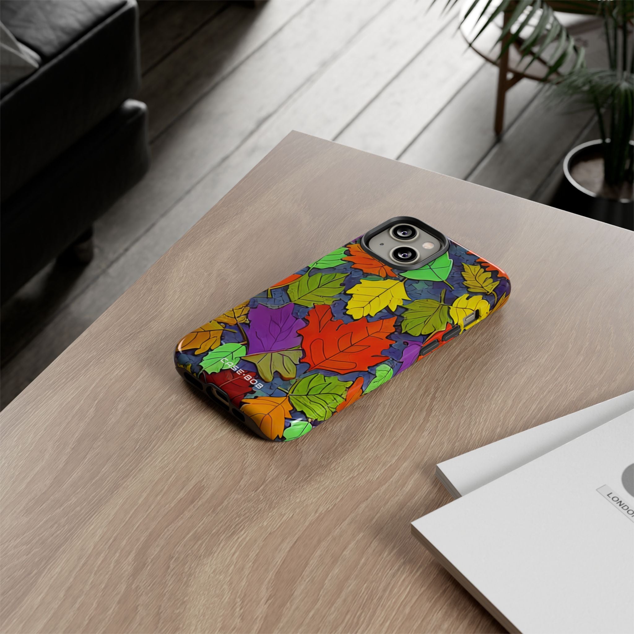 Vivid Leafburst iPhone 14 Cover - Tough