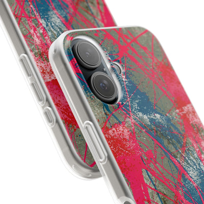 Neon Static Drip · Lite Phone Case for iPhone ·  Pink