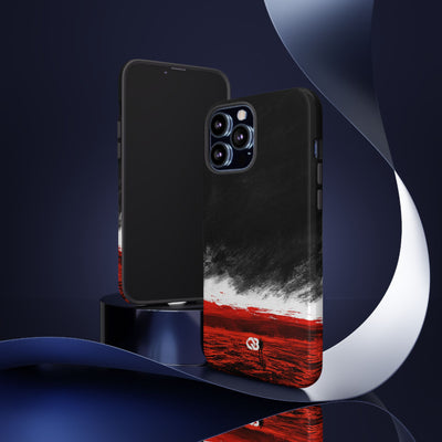 Crimson Void · Tough Phone Case for iPhone · Black