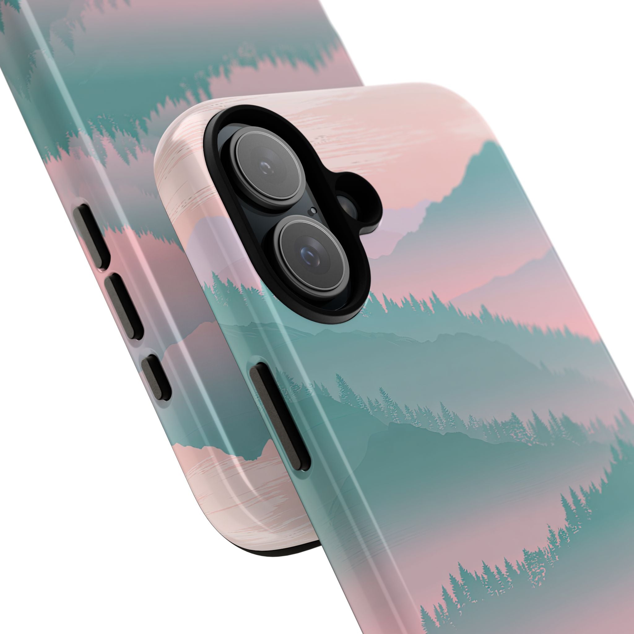 Teal Tough Phone Case for iPhone - Alpine Mist Teal