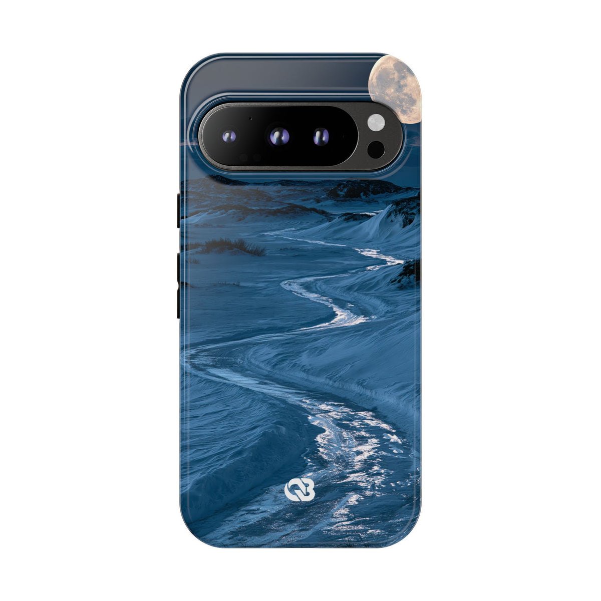 Arctic Moon Drift · Tough Phone Case for Pixel ·  Blue