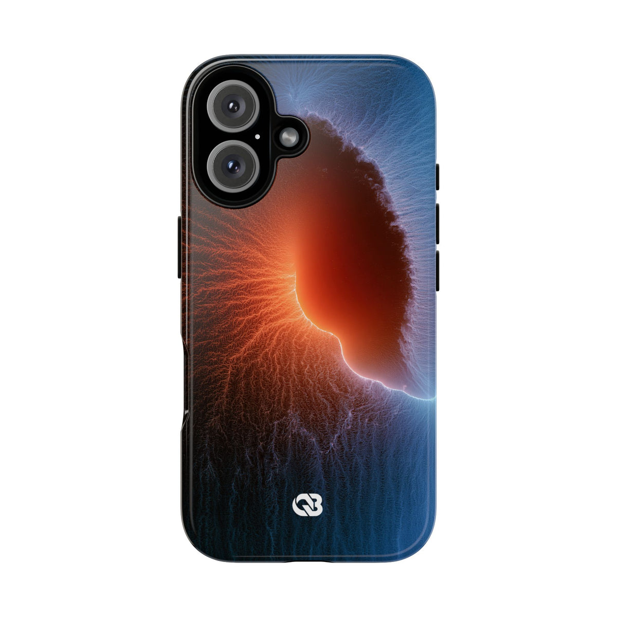 Thermal Aura Pulse · Tough Phone Case for iPhone · Blue