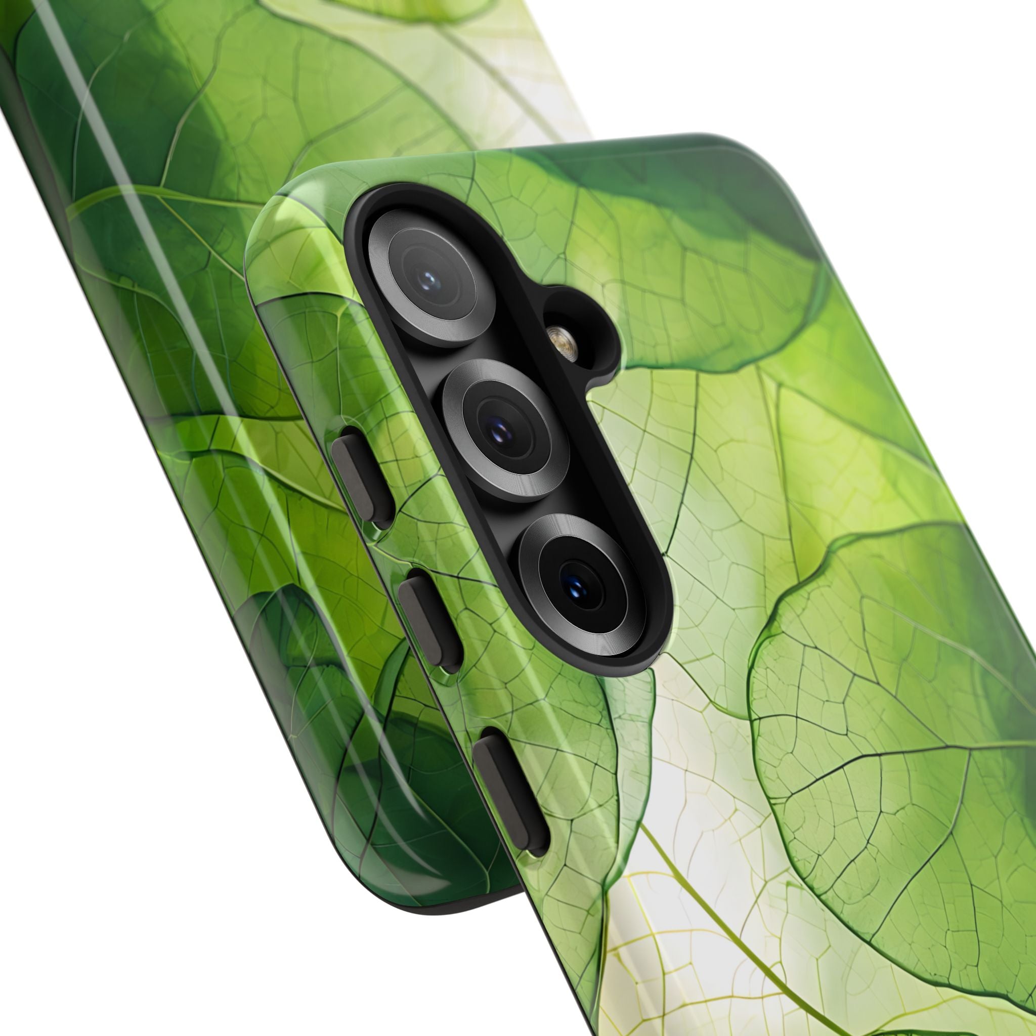 Emerald Leaf Veins · Tough Phone Case for Samsung