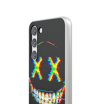 Glitch Grin Distortion · Soft Handyhülle für Samsung